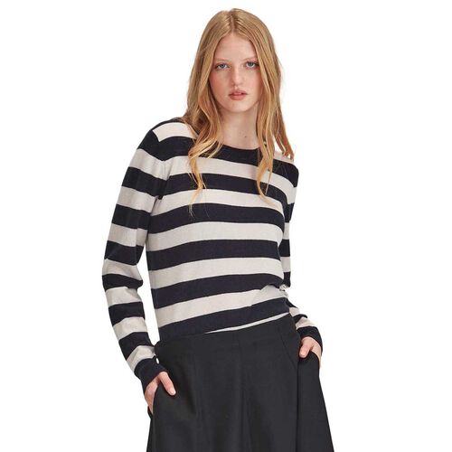 Caroline Sills Eleanor Striped Cashmere Sweater